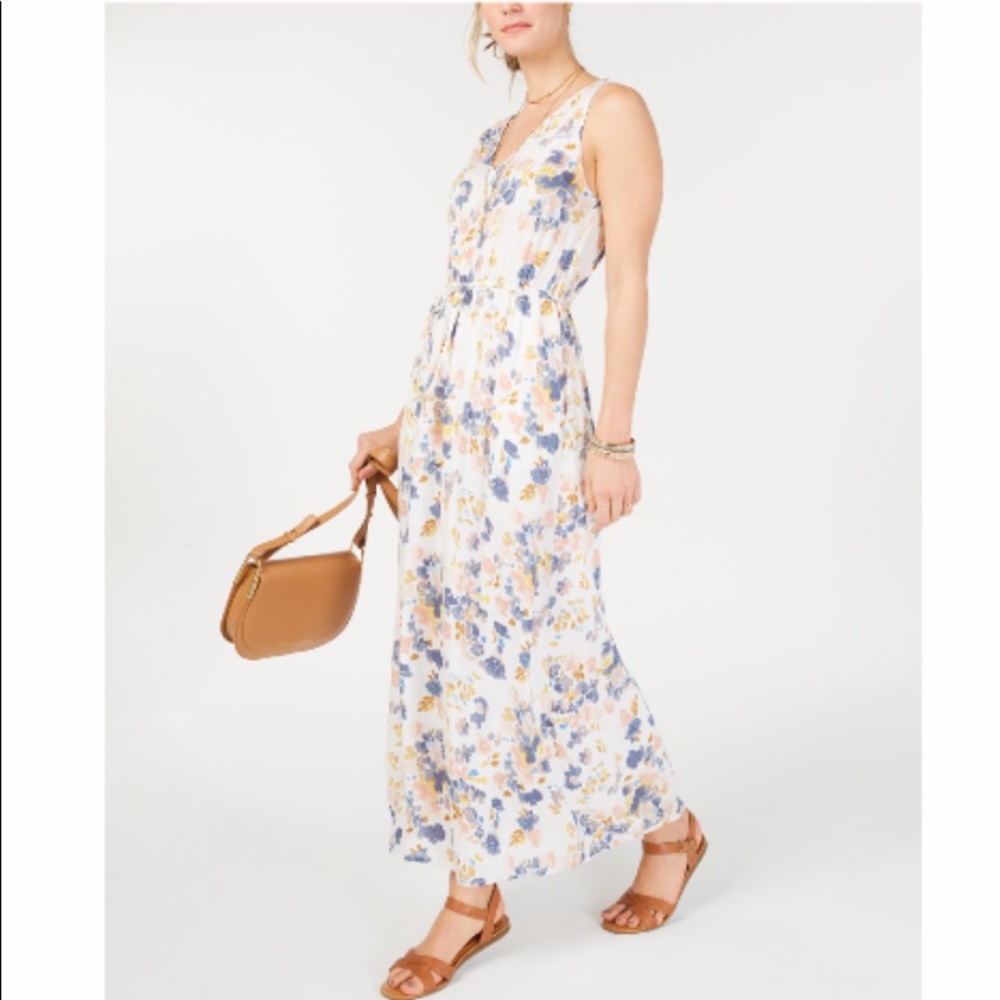 Lucky Brand Floral Watercolor Maxi